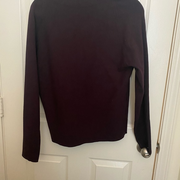Calvin Klein Dark Brown Sweater Jacket - Picture 2 of 3